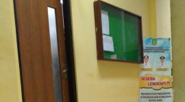 Foto:Ruang kerja Kepala Dinkes P2KB Sumenep