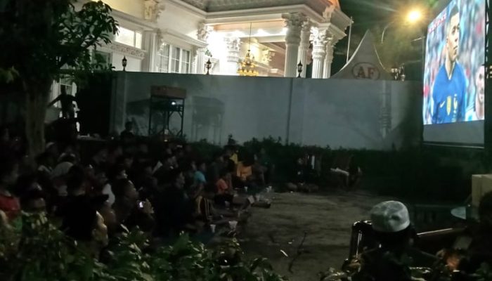 Bupati Fauzi Gelar Nobar Final Piala Dunia 2022, Sediakan Puluhan Doorprize