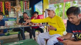 Herman Dali Kusuma, inisiator lomba Lato-Lato antar Jurnalis di Sumenep. (Foto: Mahrus)