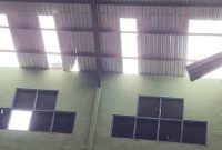 Foto:Atap Gor Arjasa Yang Mulai Rusak