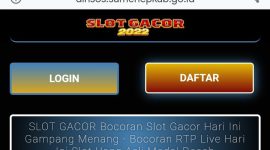 (Foto tangkapan layar website Dinsos Sumenep yang diretas situs judi online)
