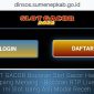 (Foto tangkapan layar website Dinsos Sumenep yang diretas situs judi online)