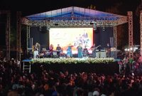 Foto:Bupati Fauzi saat meluncurkan Calender of Event 2023