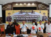 Polres Magetan Amankan Bapak dan Anak Terduga Pelaku Curanmor di 9 TKP