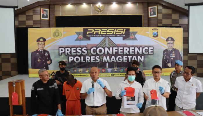 Polres Magetan Amankan Bapak dan Anak Terduga Pelaku Curanmor di 9 TKP