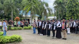Foto:Moment Prosesi pembacaan fakta integritas yang dibacakan oleh petugas Pantarlih Desa Lembung