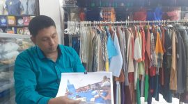 Zamrud Khan, Ketua Paguyuban Pedagang Toko Tingkat mendesak Disperindag Sumenep segera bertindak. (Foto Istimewa)