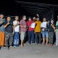 Foto:Puluhan wartawan kawal dugaan penganiayaan yang diduga dilakukan oleh eks Kades Batuampar, Kecamatan Guluk-Guluk