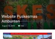 Tidak Hanya OPD, Puluhan Puskesmas Di Sumenep Juga Belum Mempunyai Website Tidak Hanya OPD, Puluhan Puskesmas Di Sumenep Juga Belum Mempunyai Website