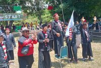 Moment Bupati Fauzi melepas kerapan kambing di desa tanjung