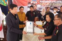 Foto:Prosesi pelantikan ketua DPC PJI Kudus