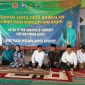 Foto:Ketua TP. PKK Kabupaten Sumenep didampingi Bupati Fauzi beserta Kepala OPD saat melaunching program ASUPAN CINTA di Desa Babbalan, kecamatan batuan. 
