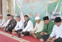 Foto:Bupati Fauzi didampingi Forkopimda saat Safari Ramadhan di Desa Palasa Talango