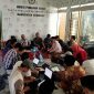 Foto:Anggota PPK Lenteng Divisi Data saat gelar rakor bersama anggota PPS 