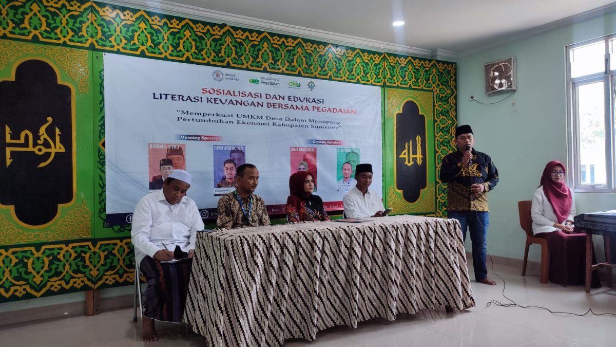 Foto:Ketua panitia saat memberikan sambutan