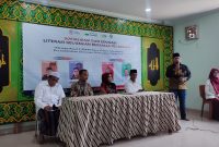 Foto:Ketua panitia saat memberikan sambutan