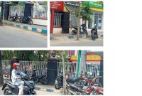 Foto:Kolase sepeda motor yang terparkir depan RSUDMA sumenep