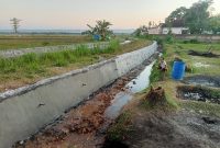 Foto:Penampakan proyek TPT di Desa Jambu yang tanpa dilengkapi papan informasi (dok.SJ)