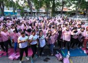 Srikandi Ganjar Gelar Pound Fit, Zumba, dan Color Party di Sidoarjo