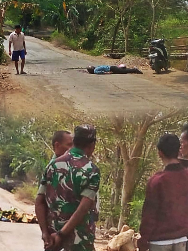 Foto:Korban meninggal terlindas truck galian C