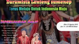Foto: Pamflet pawai budaya yang akan diselenggarakan oleh Pemdes Daramista besok siang