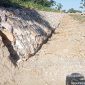 Foto:Proyek rehabilitasi sungai yang berdiri di desa Jambu, Kecamatan Lenteng