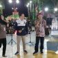 Foto:Kasatpol PP Sumenep di dampingi Bea Cukai Madura saat sosialisasi rokok ilegal