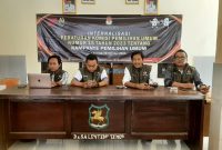 Foto: Anggota PPK Lenteng saat gelar rakor bersama PPS di wilayah kerjanya
