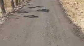 Foto:Perbaikan Jalan di dusun karang yang di klaim hasil swadaya