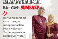 Foto: Kadis DLH, Arif Susanto bersama istri