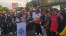 Foto:Sekda Kabupaten Sumenep saat melepas peserta JJS yang digelar oleh MP3S bersama Cabdin Sumenep