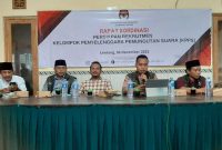 Foto:PPK Lenteng saat Rakor bersama PPS