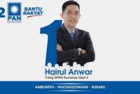 Calon anggota legislatif (caleg) DPRD Sumenep dari Partai Amanat Nasional (PAN) Hairul Anwar