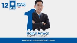 Calon anggota legislatif (caleg) DPRD Sumenep dari Partai Amanat Nasional (PAN) Hairul Anwar
