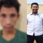 Kolase foto tersangka bersama Kapolsek Prenduan