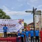 PWI Sumenep menggelar Jalan Jalan Demokrasi dengan KPU dan Bawaslu setempat dalam mensosialisasikan pemilu 2024 menjadi damai