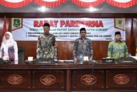 Suasana Rapat Paripurna Nota Penjelasan LKPJ Bupati Tahun 2023 di Kantor DPRD Sumenep