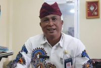 GAGAH: Kepala Disparbudporapar Sumenep, Muhammad Ikhsan, saat ditemui di kantornya