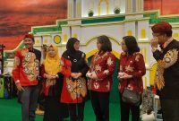 Stand produk UMKM Sumenep, dalam ajang pameran Batik Bordir dan Aksesoris Fair 2024