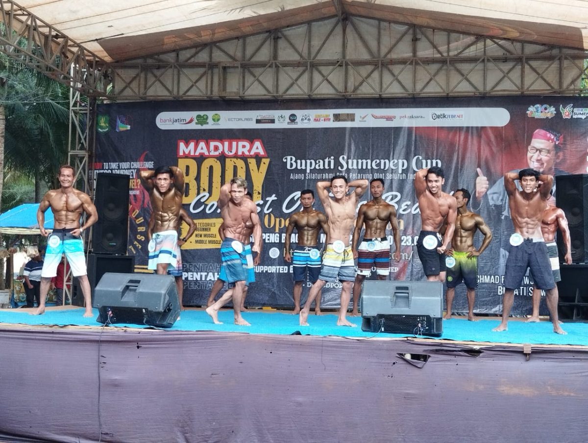 BERJEJER: Puluhan Atlet Bina Raga Indonesia Hadiri Event Madura Body Contest di Sumenep