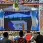 MERIAH: Ketua Yayasan PP Hidayatut Thalibin K. Naufal Mannan, saat membukan kongres II IKAHI