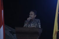 Ketua STKIP PGRI Sumenep, Asmoni, saat menghadiri Pekan Seni Madura (PSM) Sanggar Lentera