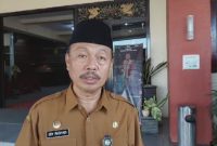 TEGAS: Sekretaris Daerah Kabupaten Sumenep, Edy Rasyadi, saat ditemui di Kantor Bupati