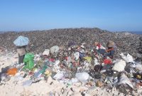 MEMULUNG: Tumpukan sampah di Kabupaten Sumenep