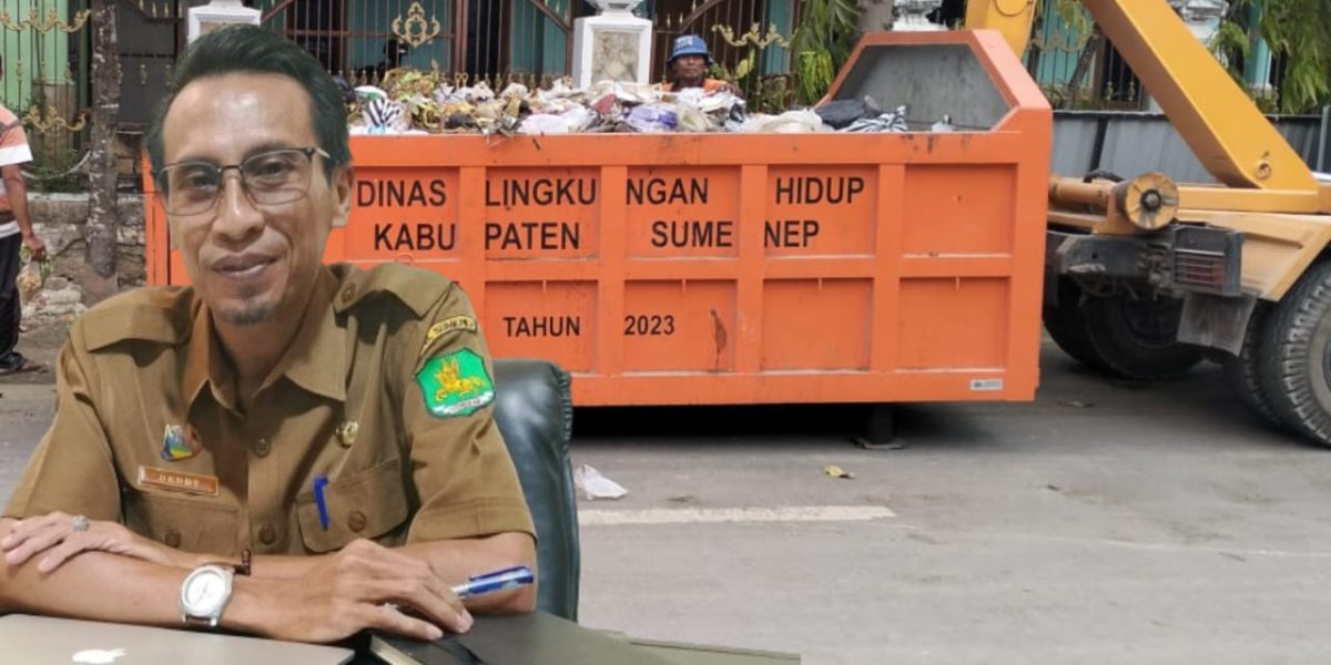 TERSENYUM : Kepala Bidang Pengelolaan Sampah, Dedy