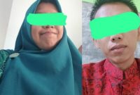 Kedua pelaku dugaan kasus perzinahan di Sumenep