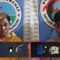 MENUNDUK: Dua warga Prenduan, Pragaan, yang ditangkap Polres Sumenep atas dugaan penyalahgunaan Narkoba