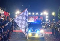 START: KPU Sumenep saat membuka Kirab Maskot Si Jalih dan Si Busok untuk menyambut Pilkada Serentak 2024