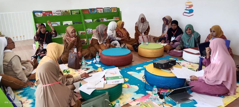 Suasana kegiatan magang Paud Hi El-Fath