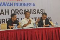PEMILIHAN: Persatuan Wartawan Indonesia (PWI) gelar Kongres luar biasa di Hotel Grand Paragon, Jakarta Pusat.